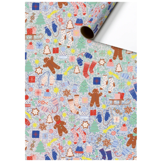 Geschenkpapier „Marioka“ | 70 cm × 1,5 m, 76 g/m², bunt/regenbogen