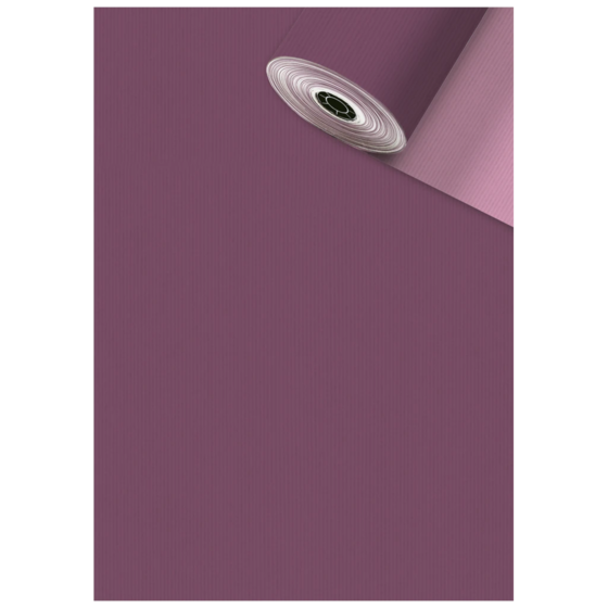 Geschenkpapier Sécaré-Rolle „Uni Duplo“ | 30 cm × 250 m, 70 g/m², rosa/aubergine