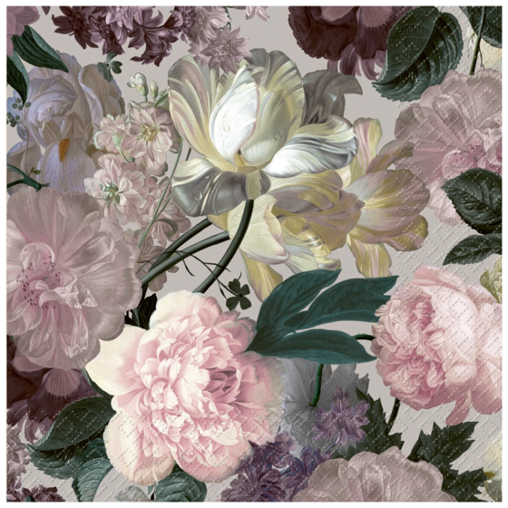 Servietten „Aidana“ | 33×33 cm, rosa, 20 Stück