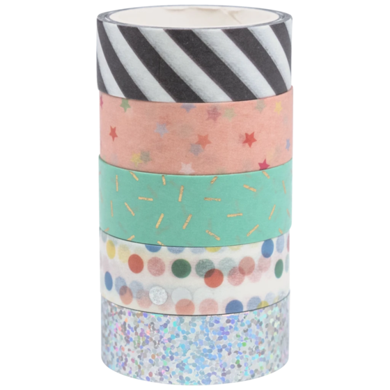 Deco Tape „Bday“ | mehrfarbig/bunt