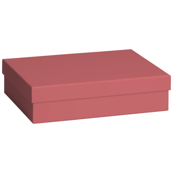 Geschenkbox „Uni Pure“ | 16,5×6×24 cm, bordeaux