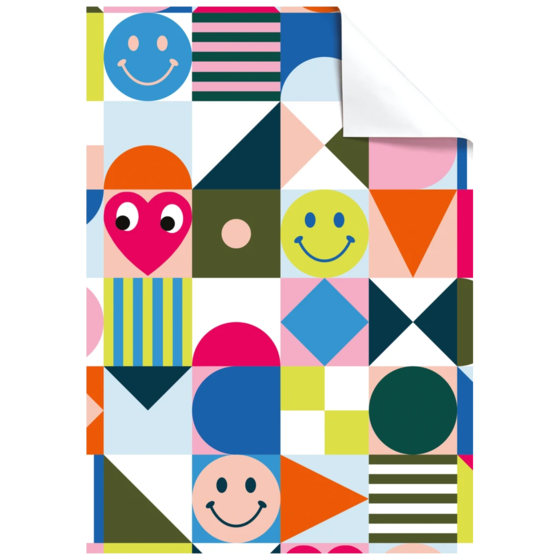 Geschenkpapier-Bogen „Mei“ | 50×70 cm, 80 g/m², mehrfarbig