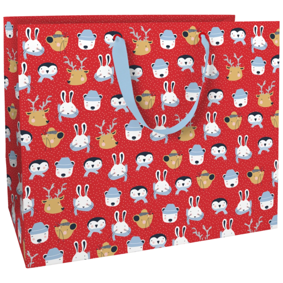 Geschenktasche „Malik“ | 45×38×22 cm, 230 g/m², rot