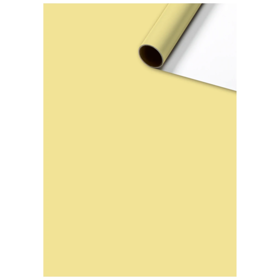 Geschenkpapier „Uni Plain“ One Colour | 70 cm × 2 m, 80 g/m², gelb