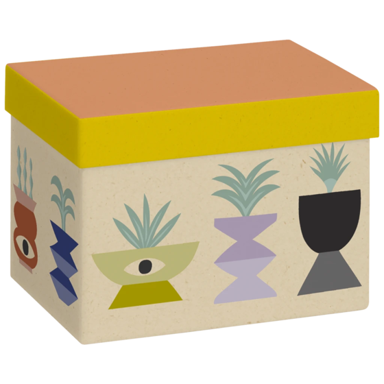 Geschenkbox „Shani“ | 12×12×16,5 cm, hellbraun