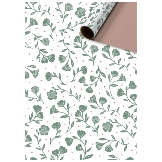 Geschenkpapier „Olena“ | 70 cm × 2 m, 70 g/m², weiß