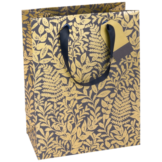 Geschenktasche „Julie blau dunkel “ | 23×30×13 cm, 230 g/m², dunkelblau