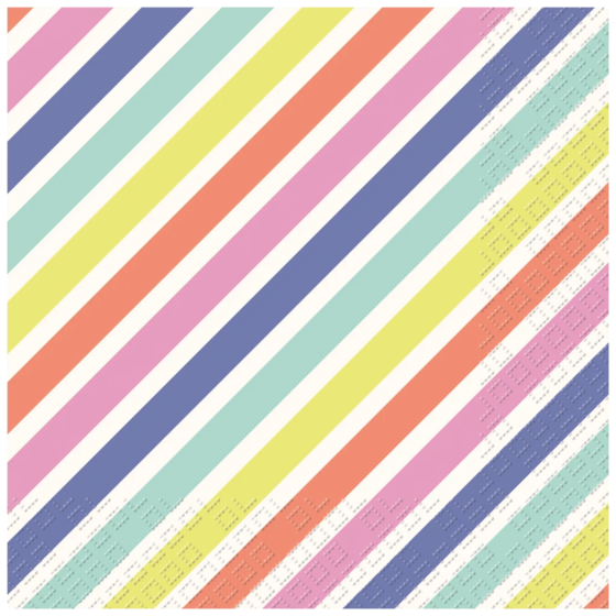 Servietten „Pan“ | 33×33 cm, bunt, 20 Stück