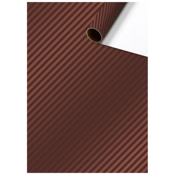 Geschenkpapier „Stribe“ | 70 cm × 1,5 m, 76 g/m², kupfer