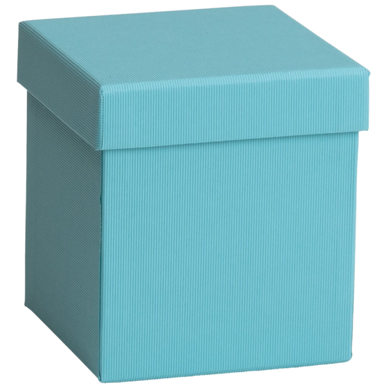 Geschenkbox One Colour | 11×11×12 cm, hellblau