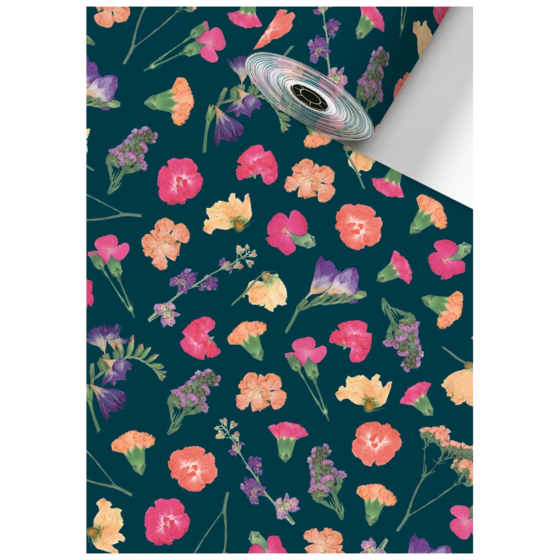 Geschenkpapier „Maila“ | 70 cm × 150 m, 80 g/m², petrol