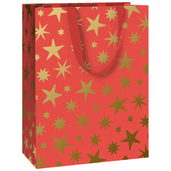 Geschenktasche „Aika rot dunkel “ | 23×30×13 cm, 230 g/m², dunkelrot
