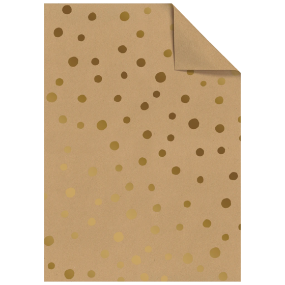 Geschenkpapier-Bogen „Nuna“ | 50×70 cm, 70 g/m², braun