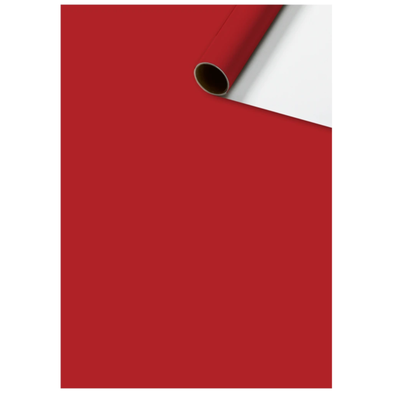 Geschenkpapier „Uni Plain“ One Colour | 70 cm × 5 m, 80 g/m², dunkelrot