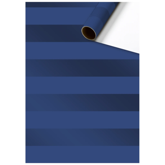 Geschenkpapier „Bas“ | 70 cm × 1,5 m, 76 g/m², dunkelblau