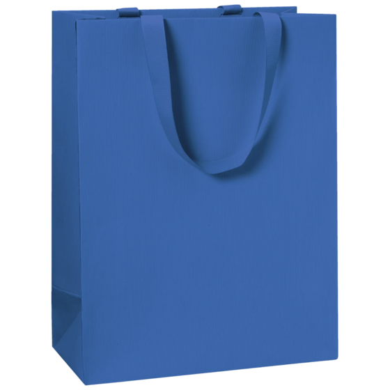 Geschenktasche One Colour | 23×30×13 cm, 250 g/m², dunkelblau