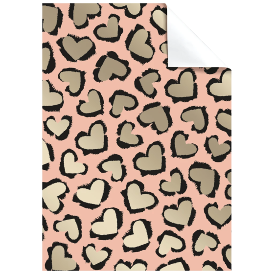 Geschenkpapier-Bogen „Cassy“ | 100×70 cm, 76 g/m², rosa