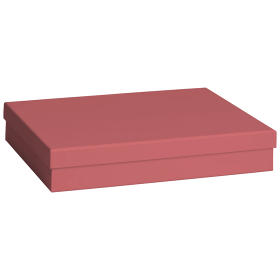 Geschenkbox „Uni Pure“ | 24×6×33 cm, bordeaux