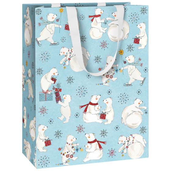 Geschenktasche | 23×30×13 cm, 250 g/m², hellblau