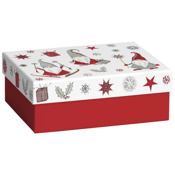 Gift Box | 16,5×6×12 cm, white/red