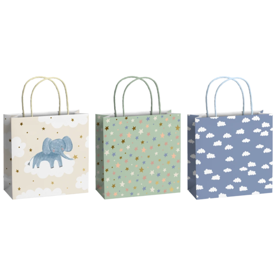 Geschenktaschen-Set „Mimmo“ | 20×20×8 cm, 200 g/m²