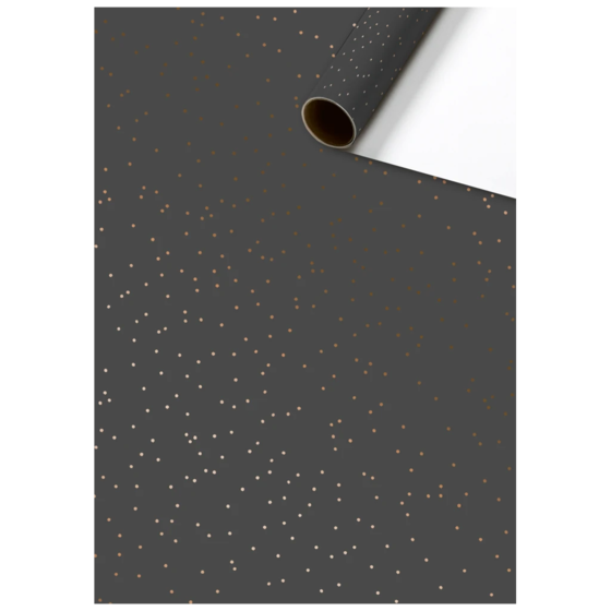 Geschenkpapier „Yvie“ | 70 cm × 1,5 m, 76 g/m², anthrazit