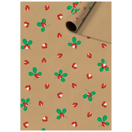 Geschenkpapier „Adela“ | 70 cm × 2 m, 70 g/m², hellbraun