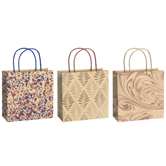 Gift Bag Set “Solea” | 20×20×8 cm, 200 gsm, beige