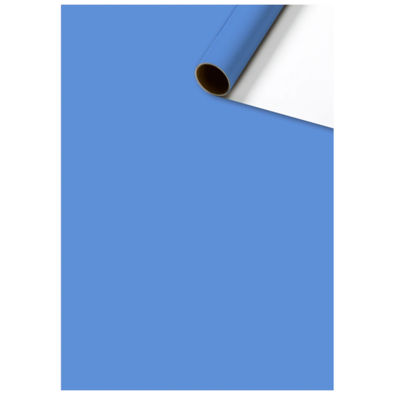 Geschenkpapier „Uni Plain“ One Colour | 70 cm × 2 m, 80 g/m², blau