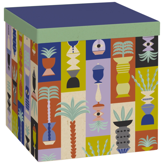 Geschenkbox „Shani“ | 23×24×23 cm, mehrfarbig