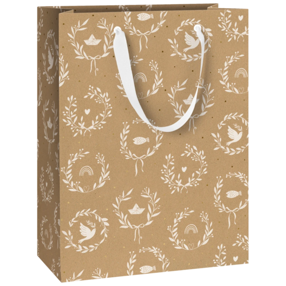 Geschenktasche „Avi“ | 23×30×13 cm, 250 g/m², hellbraun