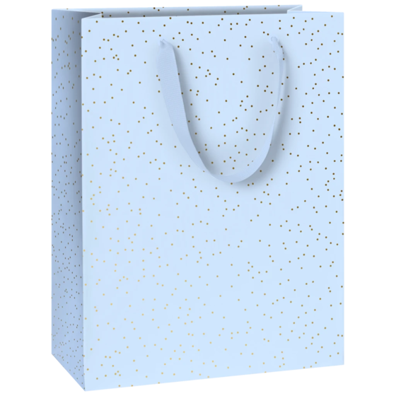 Geschenktasche „Yvie“ | 28×36×15 cm, 250 g/m², hellblau
