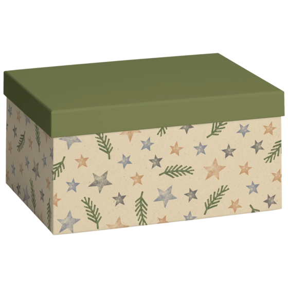 Geschenkbox „Naruto“ | 16,5×12×24 cm, grün/hellbraun