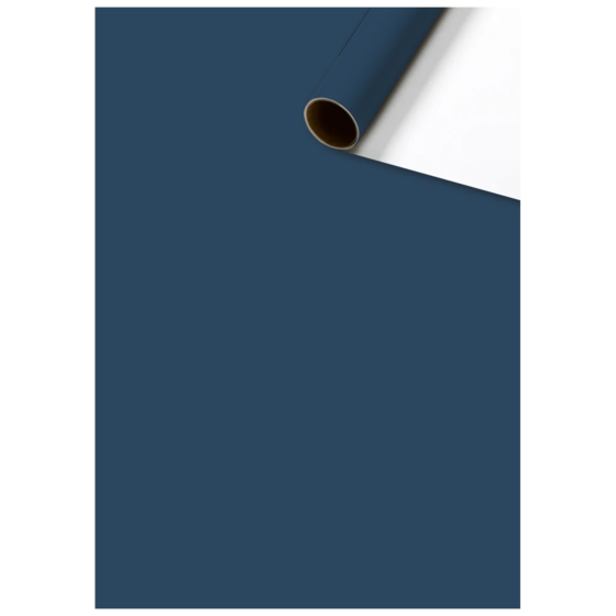Geschenkpapier „Uni Plain“ One Colour | 70 cm × 2 m, 80 g/m², dunkelblau