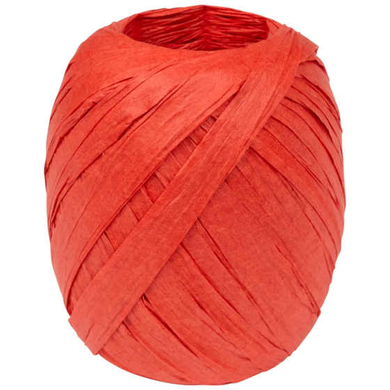 Geschenkband | Papier, 7 mm × 30 m, hellrot