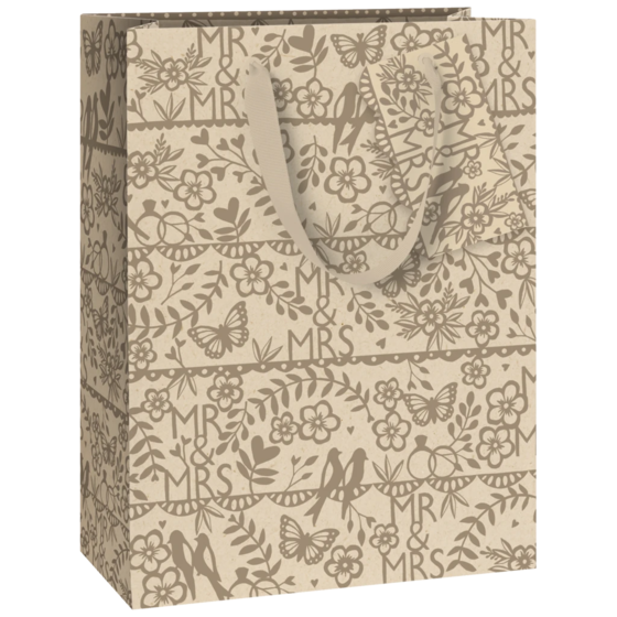 Geschenktasche „Anouk“ | 23×30×13 cm, 250 g/m², hellbraun