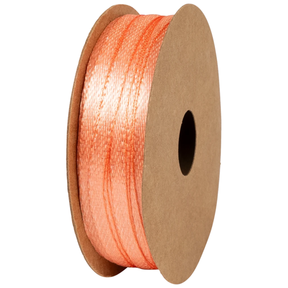 Geschenkband | Satin Polyester, 3 mm × 8 m, orange