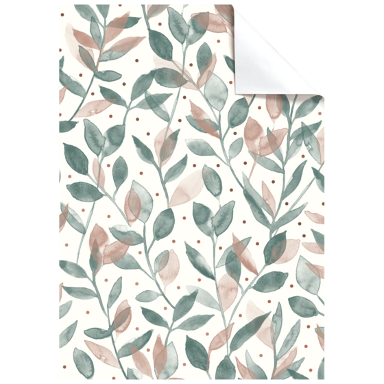 Geschenkpapier-Bogen „Merrit“ | 50×70 cm, 80 g/m², weiß