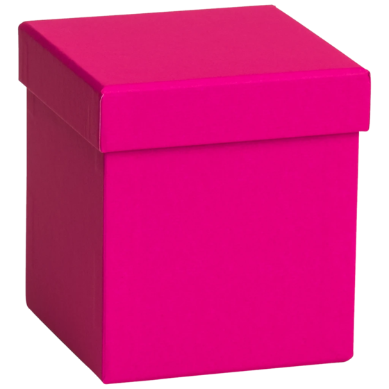 Geschenkbox One Colour | 11×11×12 cm, pink