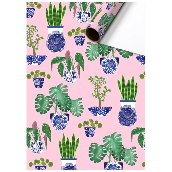 Geschenkpapier „Amal“ | 70 cm × 2 m, 80 g/m², pink