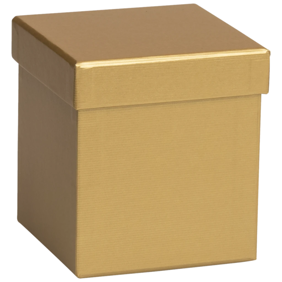 Geschenkbox One Colour | 11×11×12 cm, gold