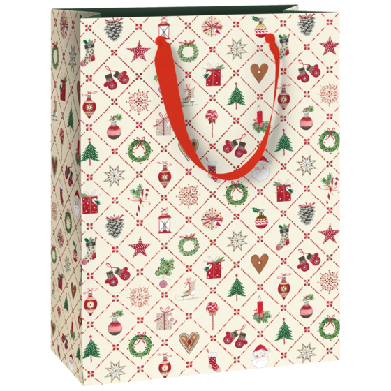 Geschenktasche „Kirsten“ | 23×30×13 cm, 250 g/m², beige