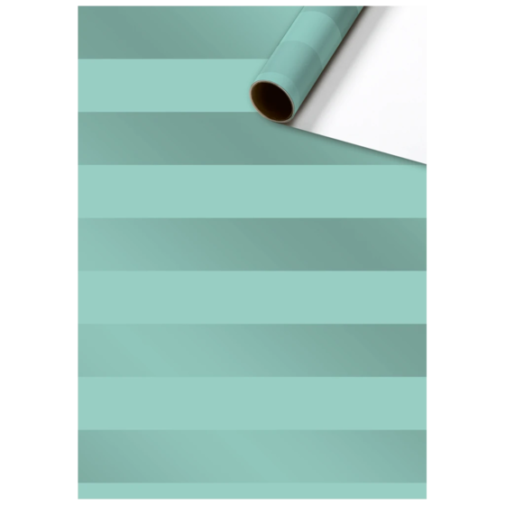 Geschenkpapier „Bas“ | 70 cm × 1,5 m, 76 g/m², mintgrün