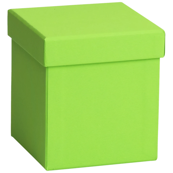 Geschenkbox One Colour | 11×11×12 cm, hellgrün