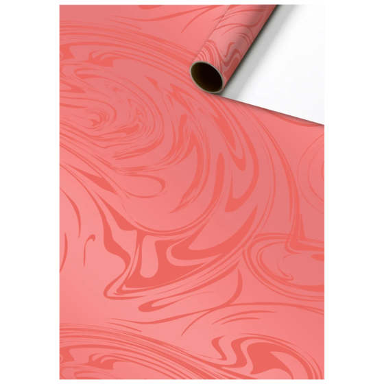 Geschenkpapier „Marge“ | 70 cm × 2 m, 80 g/m², hellrot