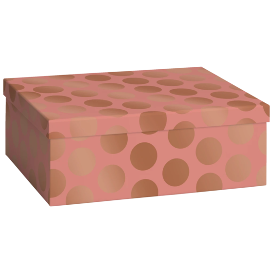 Geschenkbox „Vanda“ | 24×12×33 cm, 120 g/m², terracotta