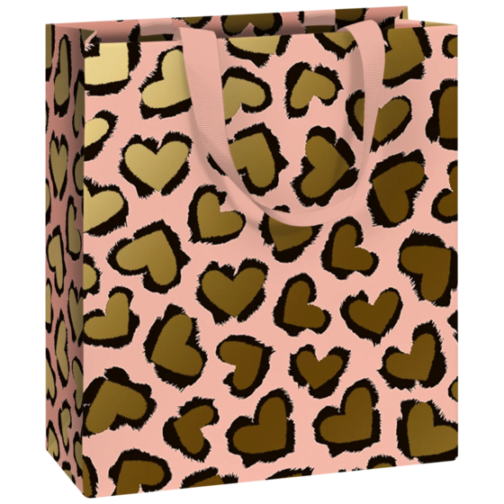 Geschenktasche „Cassy“ | 18×21×8 cm, 250 g/m², rosa