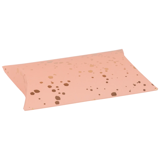 Faltschachtel „Sprenkel“ | 11×2,5×11 cm, dunkelrosa, 3 Stück