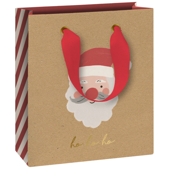 Geschenktasche | 18×21×8 cm, 230 g/m², braun
