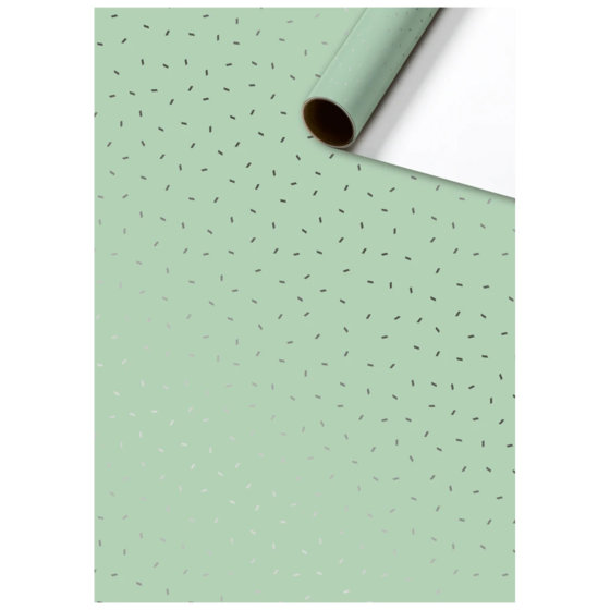 Geschenkpapier „Care“ | 70 cm × 1,5 m, 76 g/m², mint